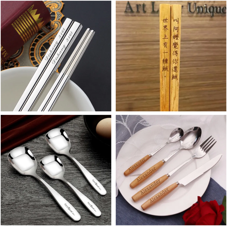 公勺公筷激光打標 公勺公筷激光打標