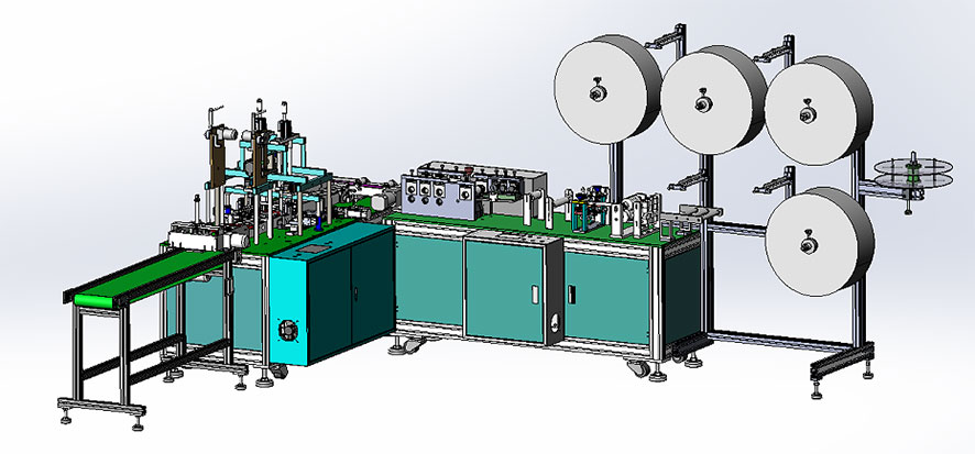 全自動一拖一口罩機(jī) 全自動一拖一口罩機(jī)