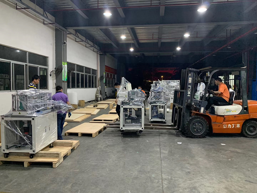 半自動口罩耳帶焊接機出貨 半自動口罩耳帶焊接機出貨