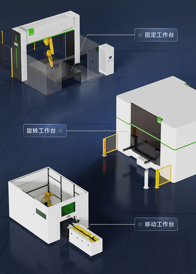 三維機(jī)器人激光切割機(jī),三維激光切割機(jī),3D激光切割機(jī),多工作臺(tái)可選